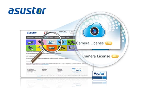 LICENCE 4 CHANNELS LICENCE 4 CHANNELS Pour Cameras de surveillance